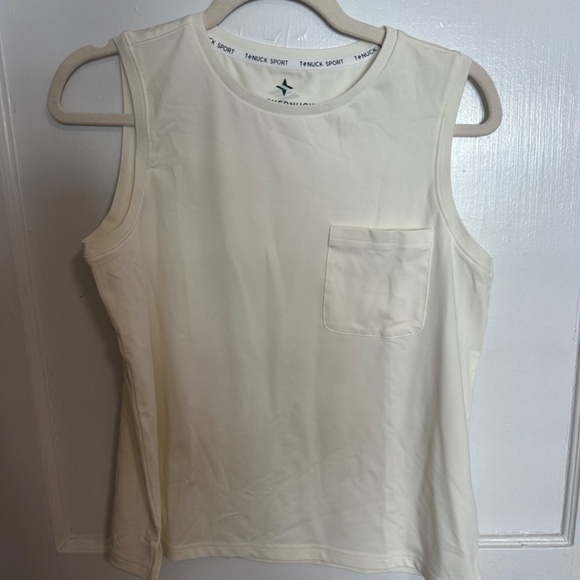 Tuckernuck White Sasha Tank NWOT Size Small - Picture 5 of 8